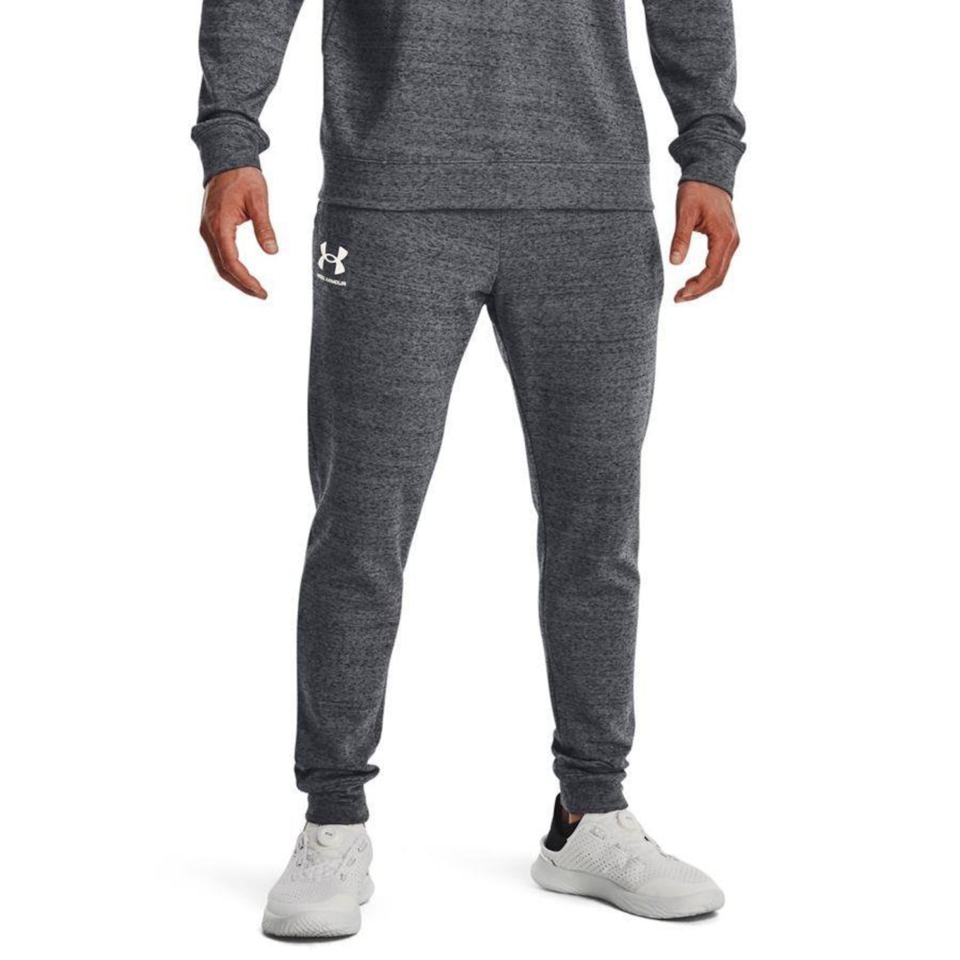 Calça Under Armour Rival Terry - Masculina - Foto 4