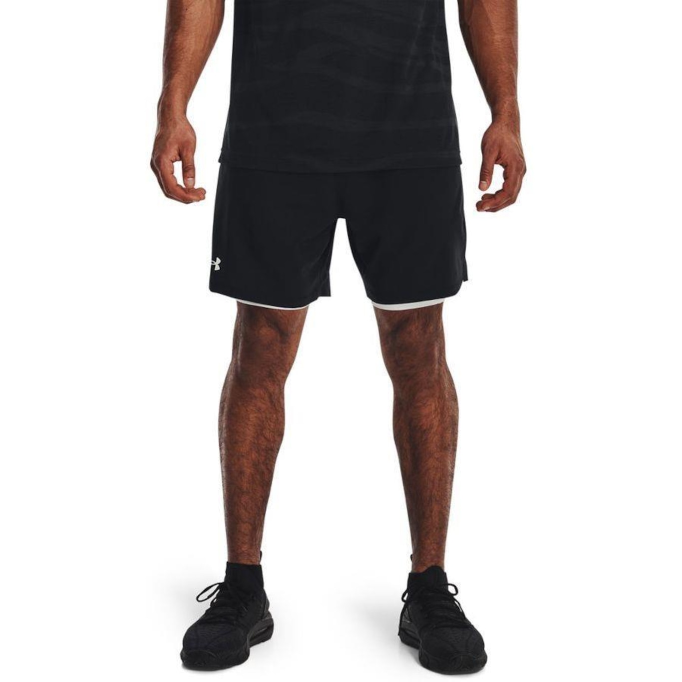 Shorts Under Armour Woven 2 Em 1 - Masculino - Foto 1