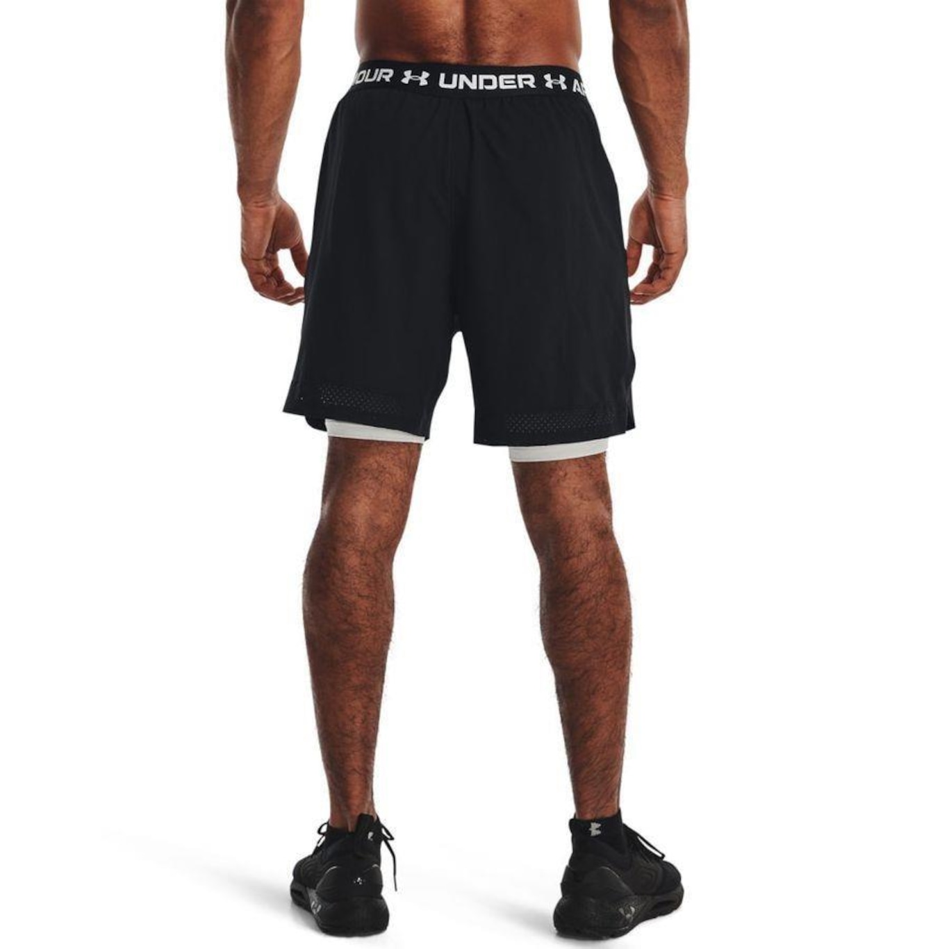 Shorts Under Armour Woven 2 Em 1 - Masculino - Foto 3