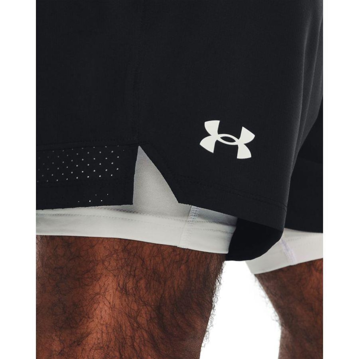 Shorts Under Armour Woven 2 Em 1 - Masculino - Foto 4