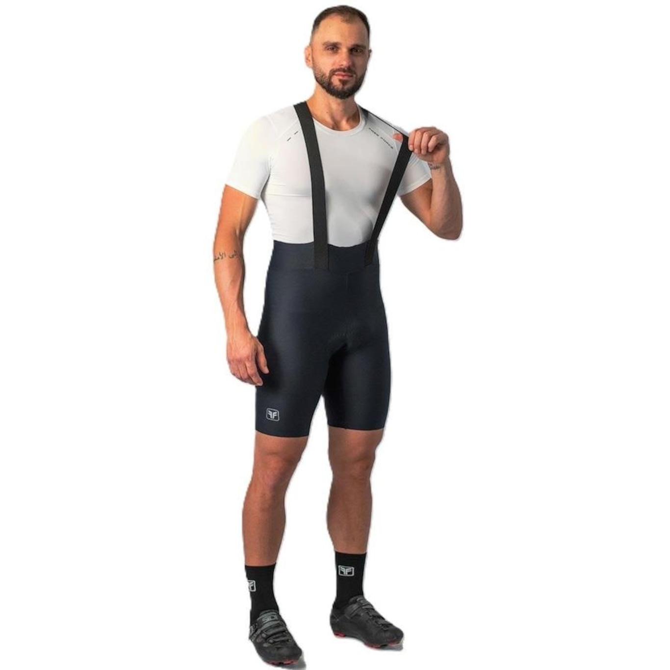 Bretelle Ciclismo Free Force Classic Invert 3D Pro - Masculino - Foto 4