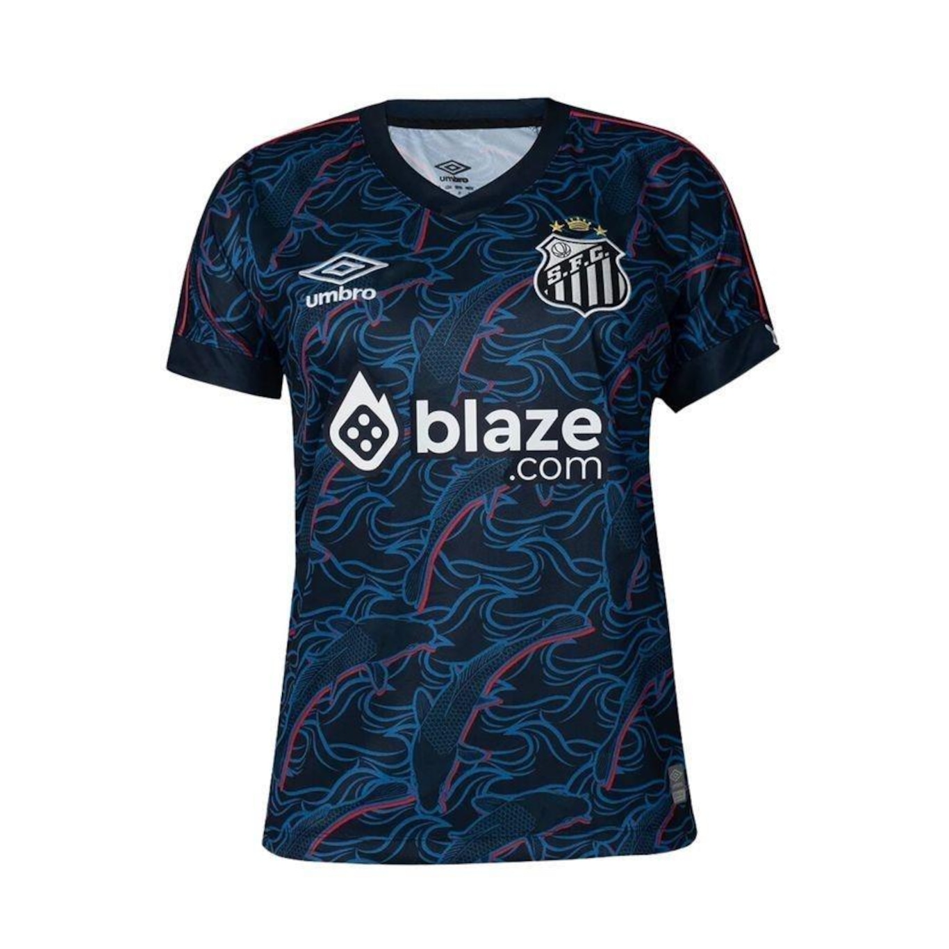 Camisa Santos 23/24 Iii Umbro Torcedora - Feminina - Foto 1