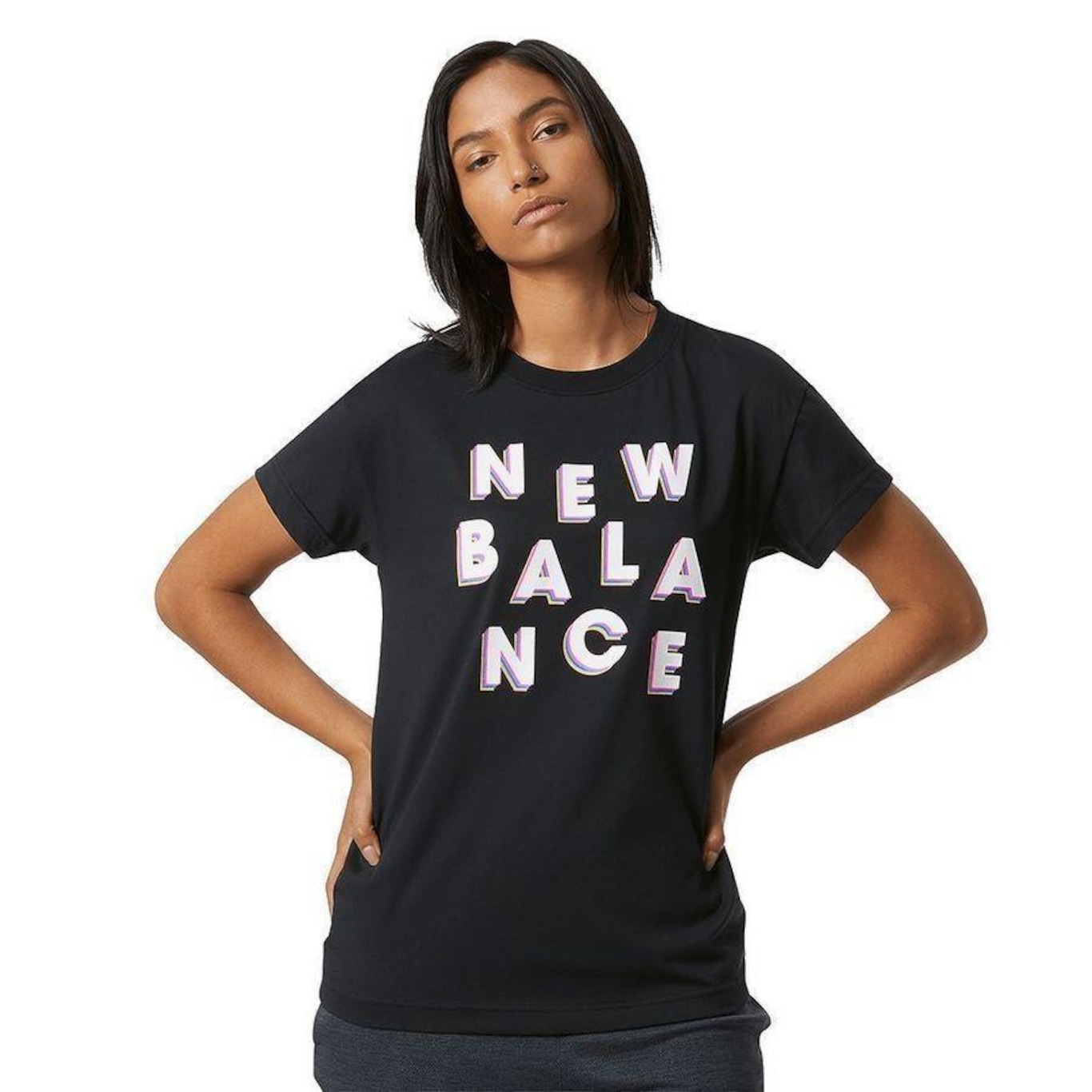 Camiseta New Balance Relentless Print Feminina