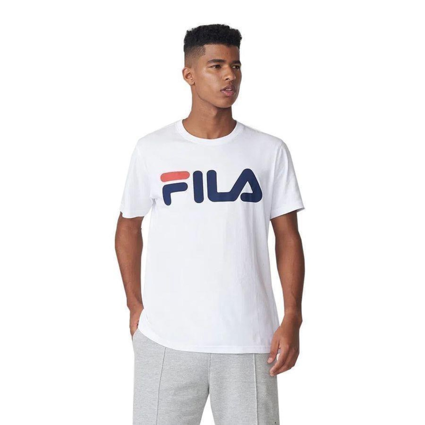 Camiseta Fila Letter Premium - Masculina - Foto 1