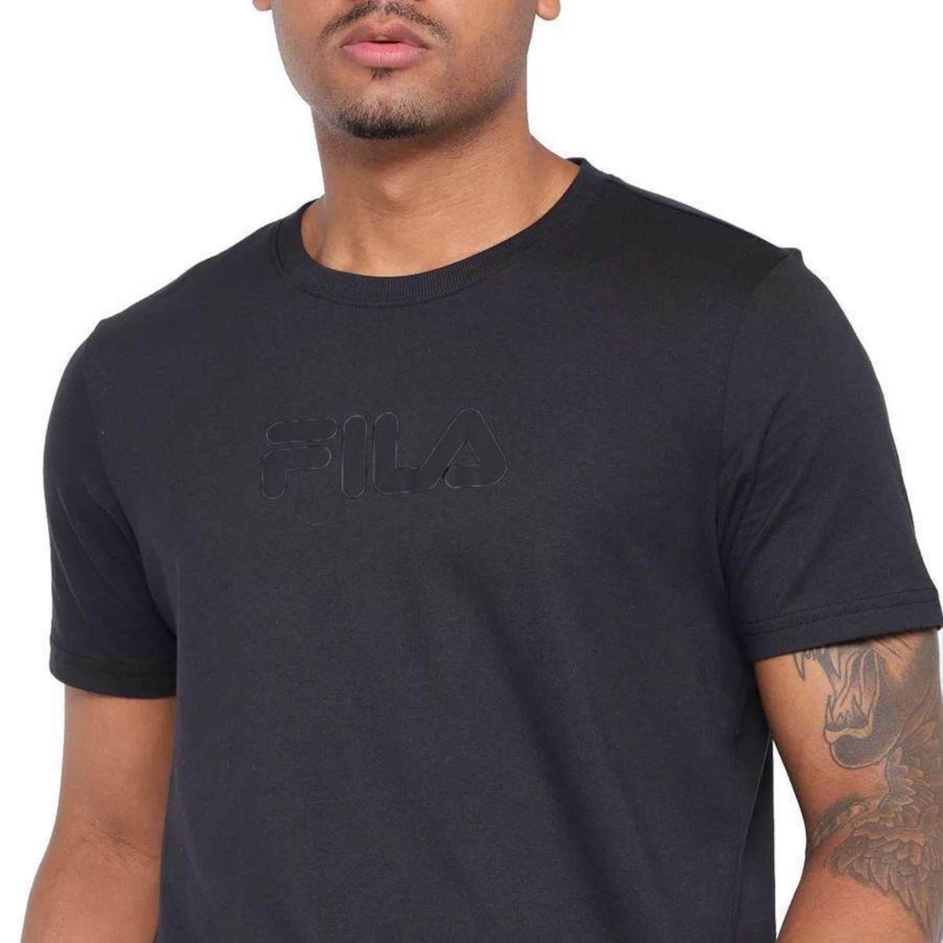 Camiseta Fila Letter - Masculina - Foto 4