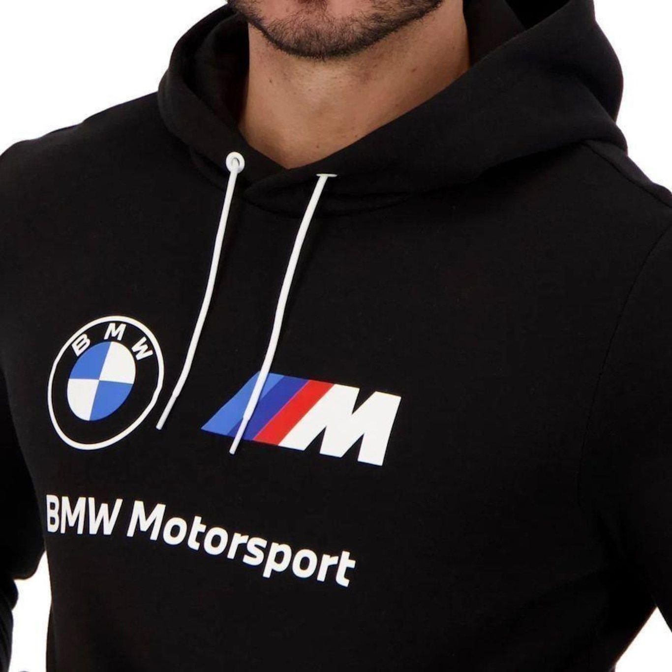 Blusão de Moletom Puma Bmw Essentials Fleece - Masculino - Foto 3