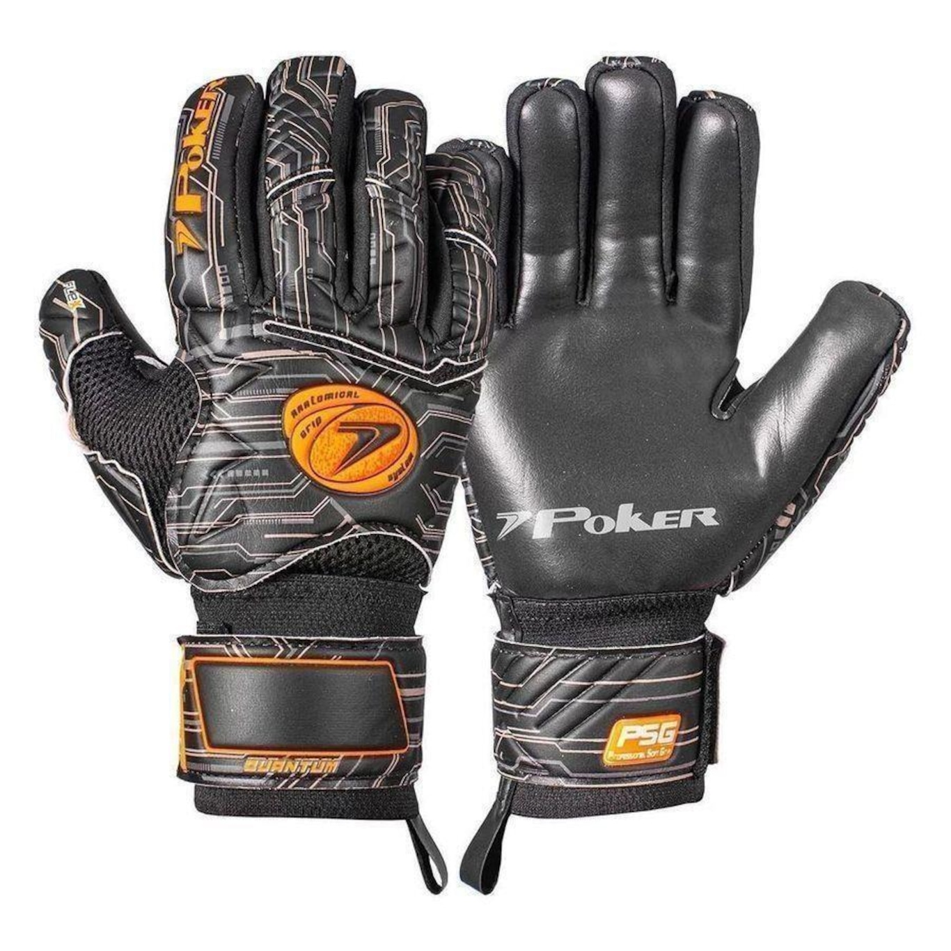 Luvas de Goleiro Poker Profissional Quantum - Adulto | Centauro