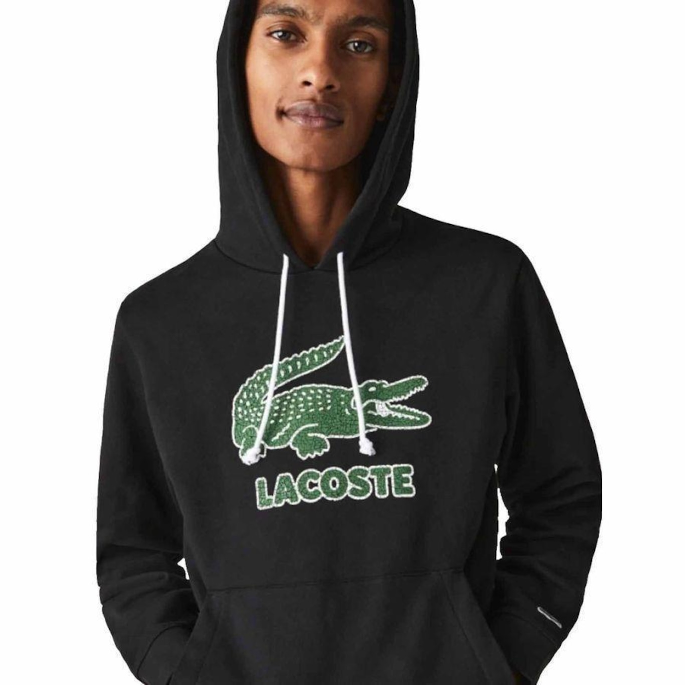 Blusão de Moletom Lacoste Crocodile Logo - Masculino - Foto 3