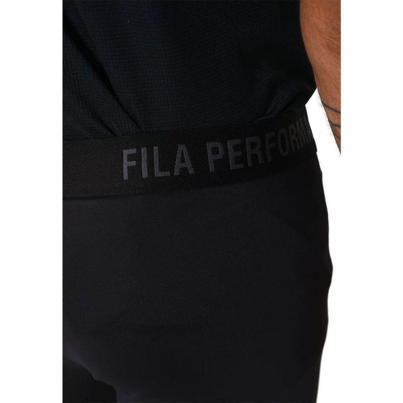 Calça Legging Fila Compress Skin - Masculina - Foto 4