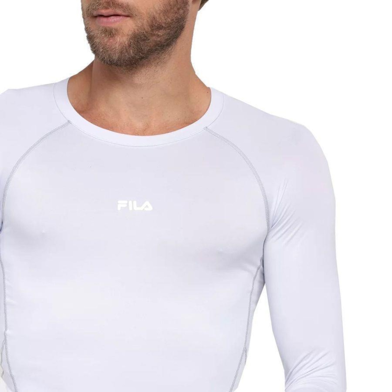 Camiseta Fila Manga Longa Compress Skin - Masculina - Foto 3