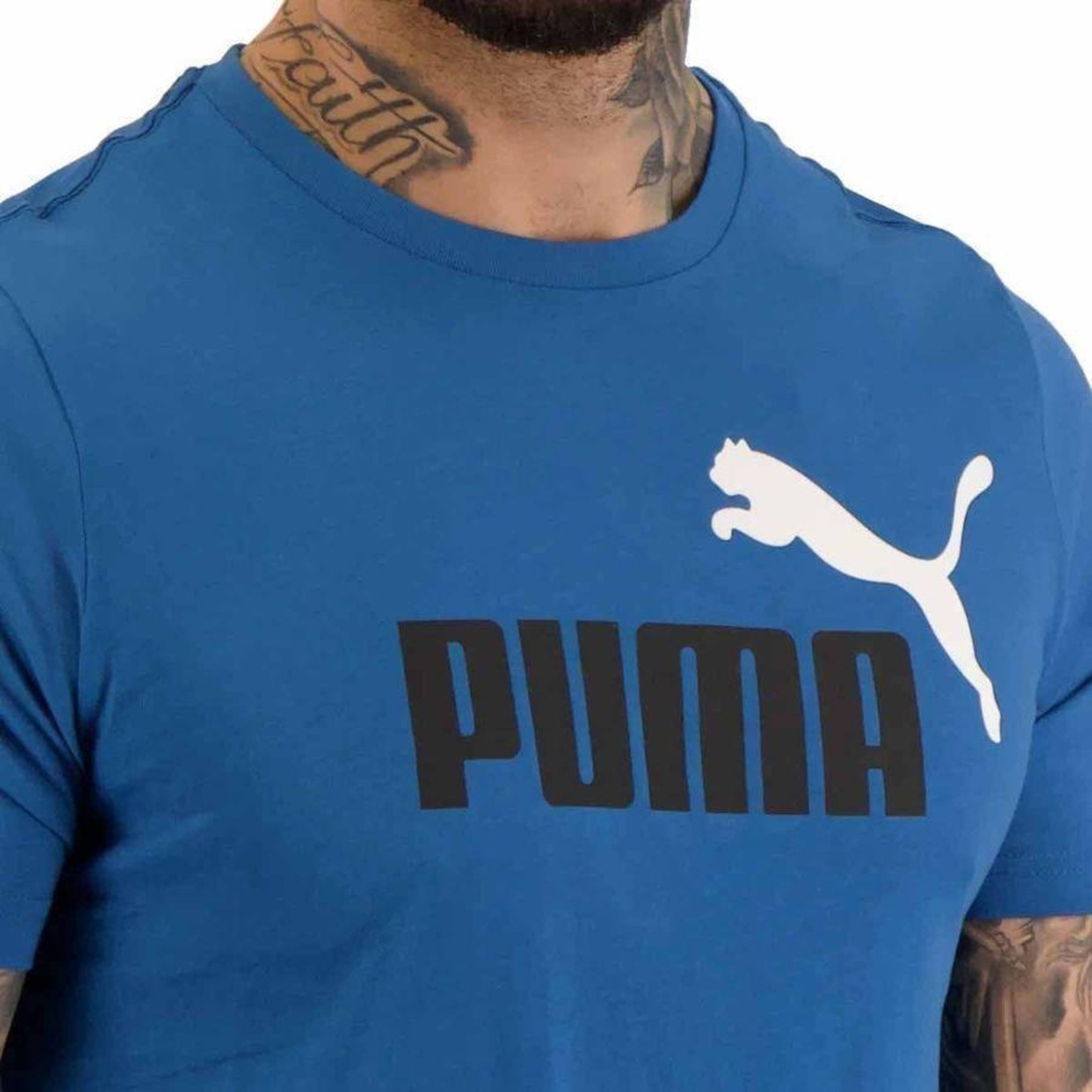 Camiseta Puma Ess 2 Col Logo - Masculina - Foto 3