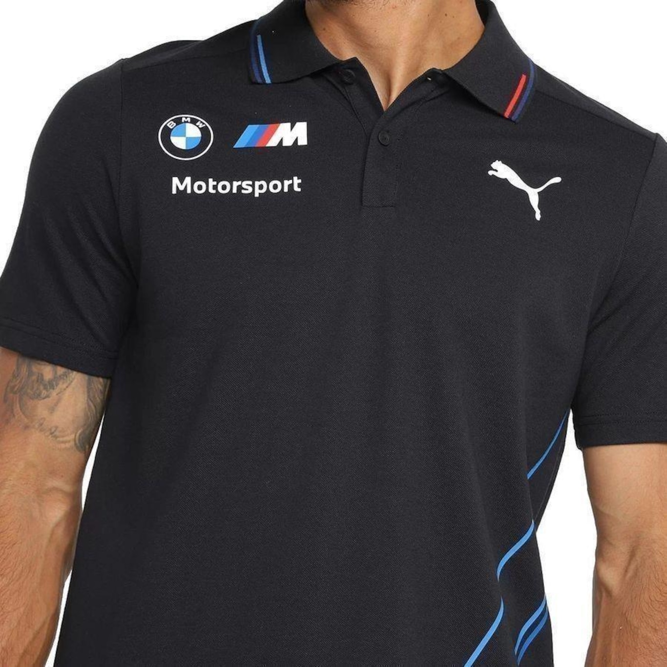 Camisa Polo Puma BMW Team - Masculina - Foto 5