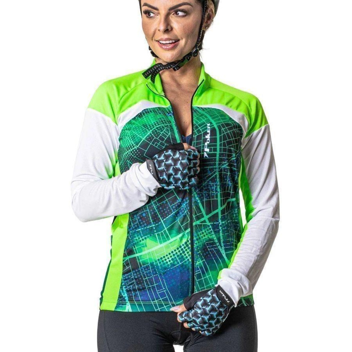 Camiseta Poker Ciclis Zip Total Thunder - Unissex - Foto 2