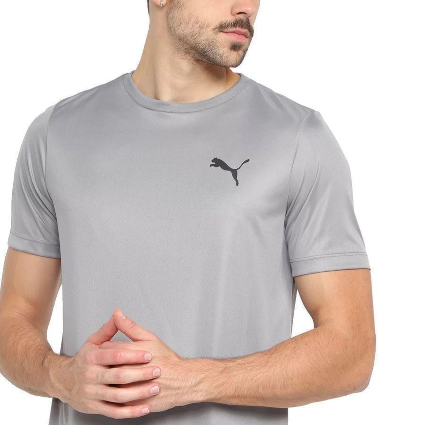 Camiseta Puma Active Small Logo - Masculina - Foto 3