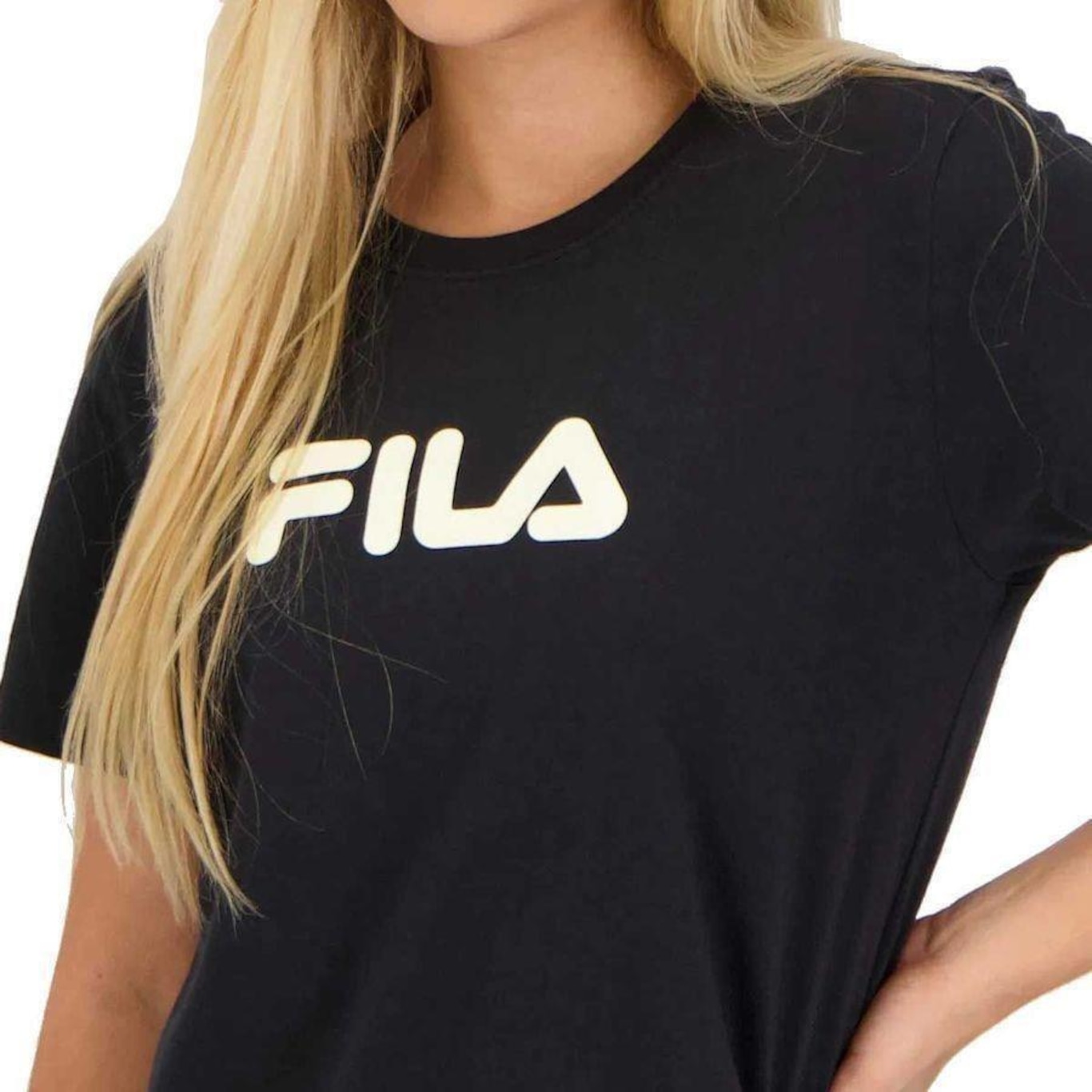 Camiseta Fila Letter Mid - Feminina - Foto 4