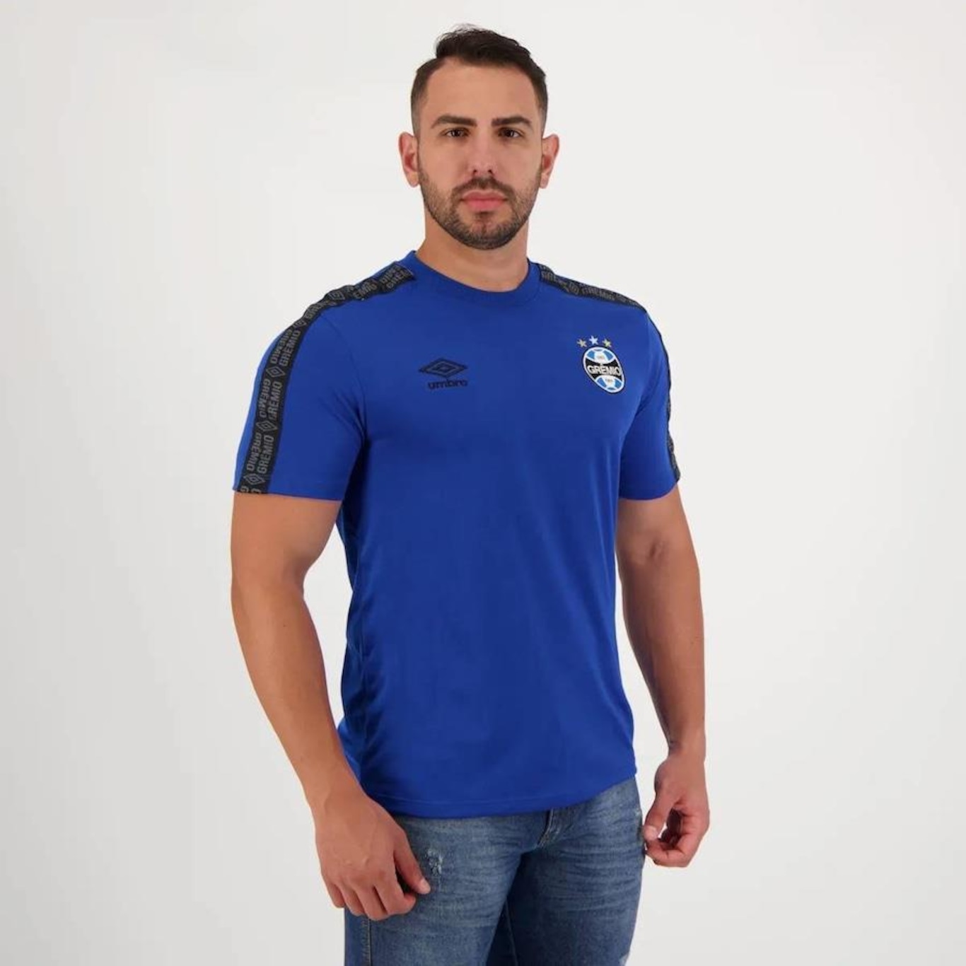 Camisa do Grêmio Concentração Umbro 2022 - Masculina - Foto 5