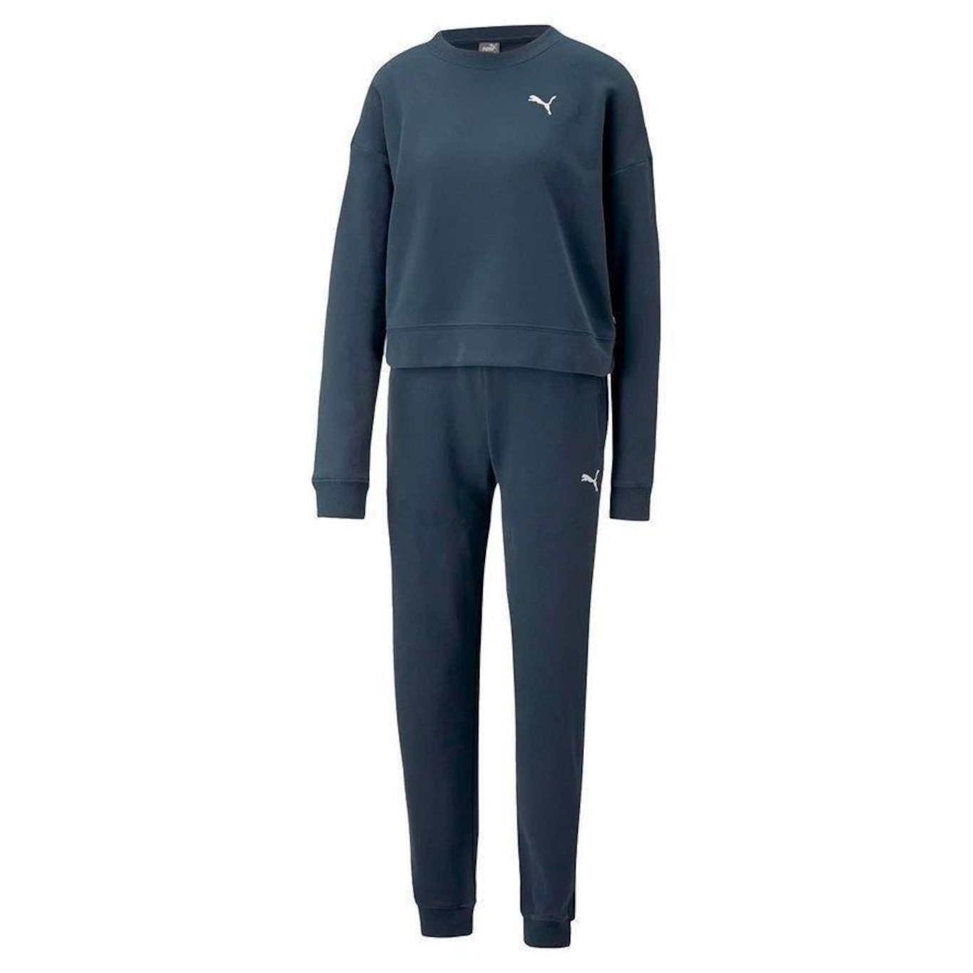 Agasalho sem Capuz Puma Loungewear Suit Tr - Feminino - Foto 1