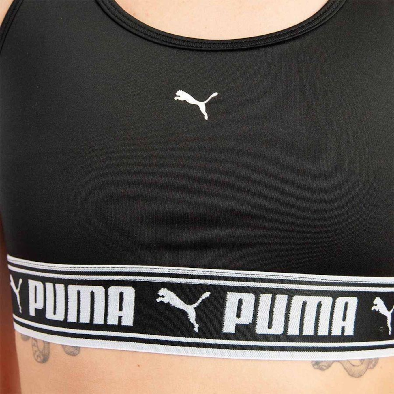 Top Fitness Puma Mid Impact Strong sem Bojo - Feminino - Foto 2