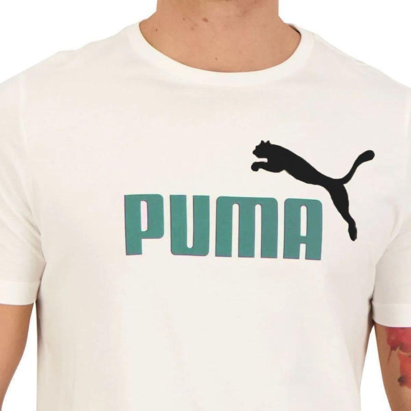 Camiseta Puma Ess 2 Logo - Masculina - Foto 4