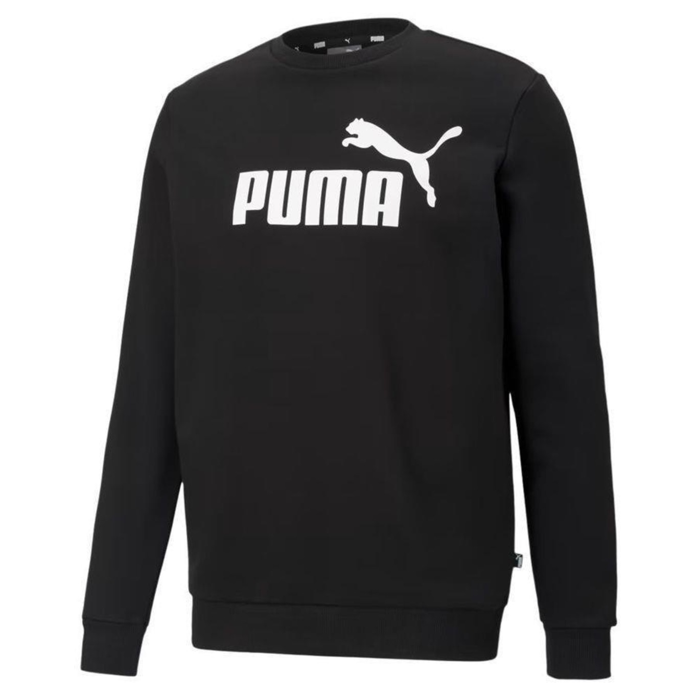 Blusão de Moletom Puma Ess Big Logo Crew Fl - Masculino - Foto 3