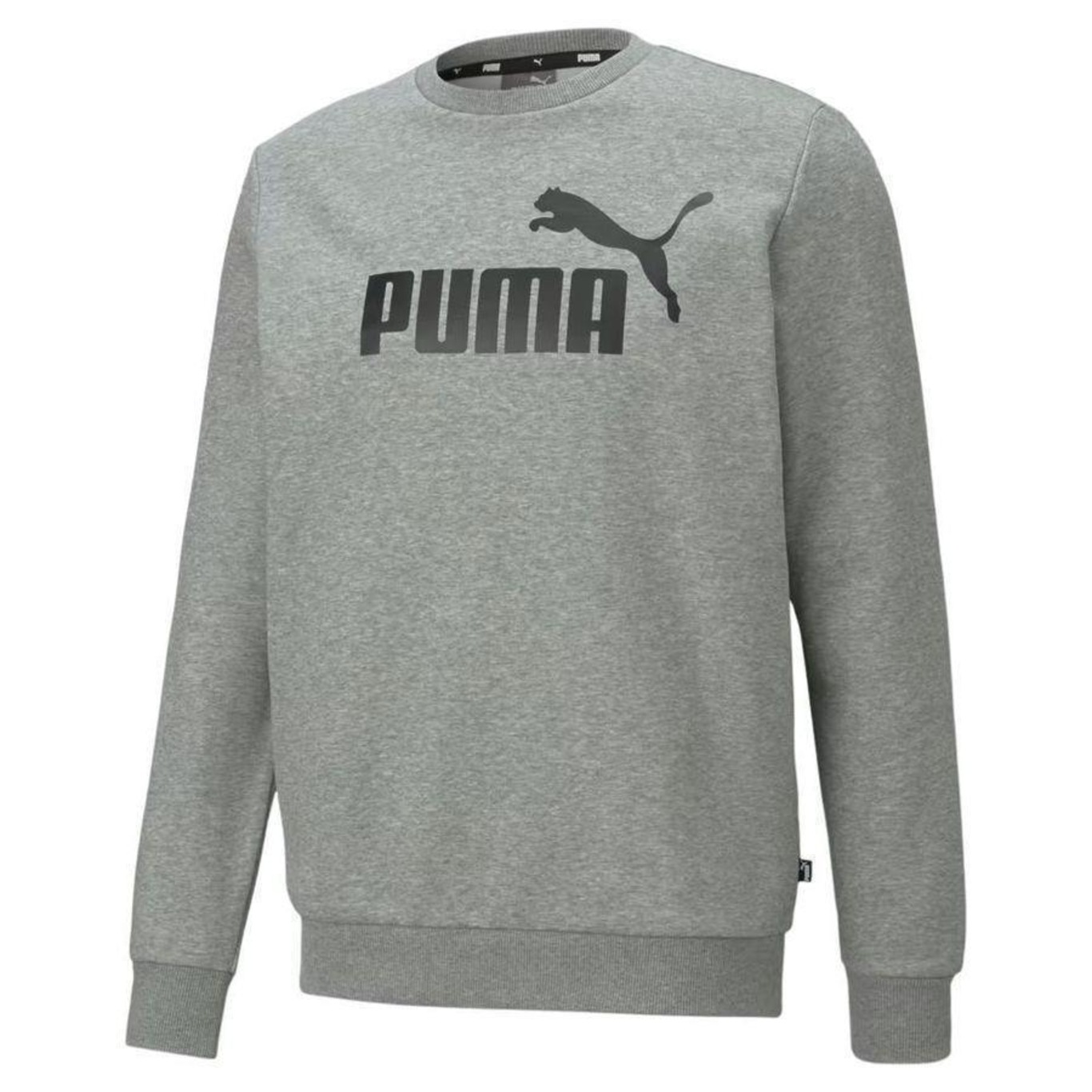 Blusão de Moletom Puma Ess Big Logo Crew Fl - Masculino - Foto 3