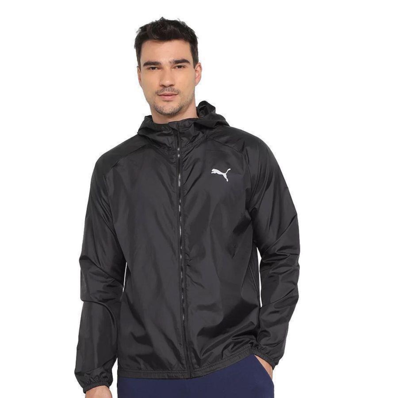 Jaqueta com Capuz Puma Uv Favourite Running - Masculina - Foto 1