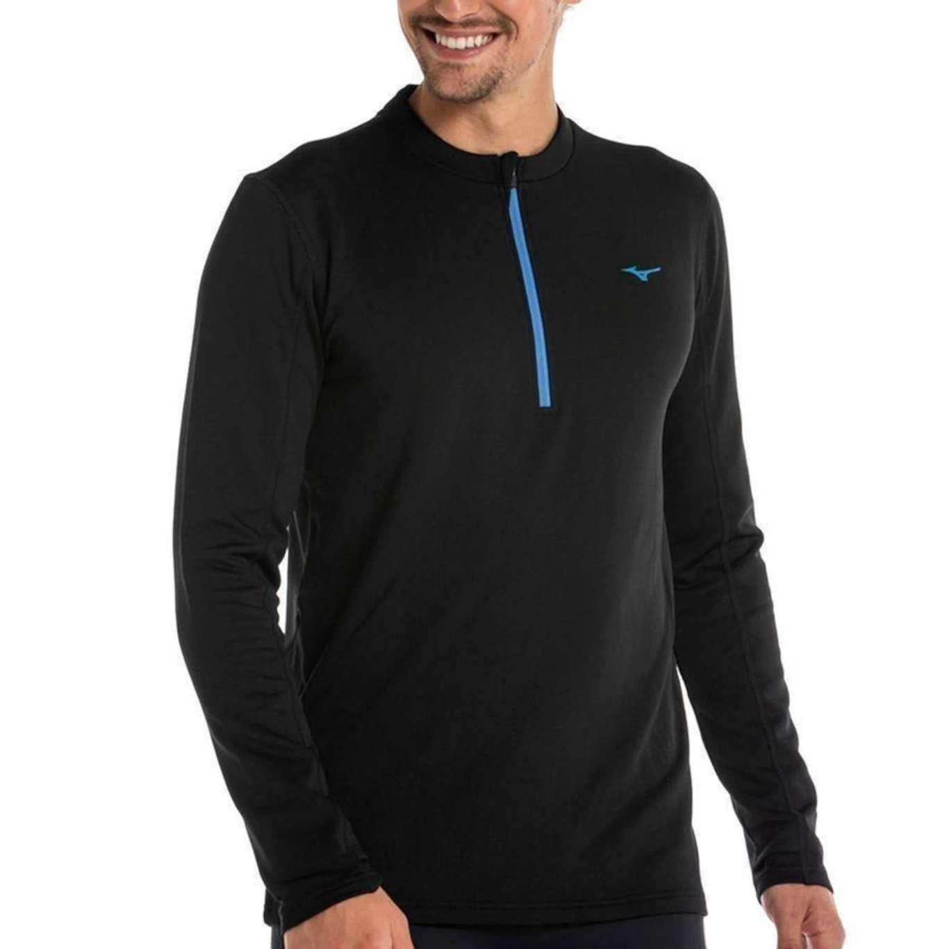 Camiseta Mizuno Manga Longa Térmica - Masculina - Foto 1