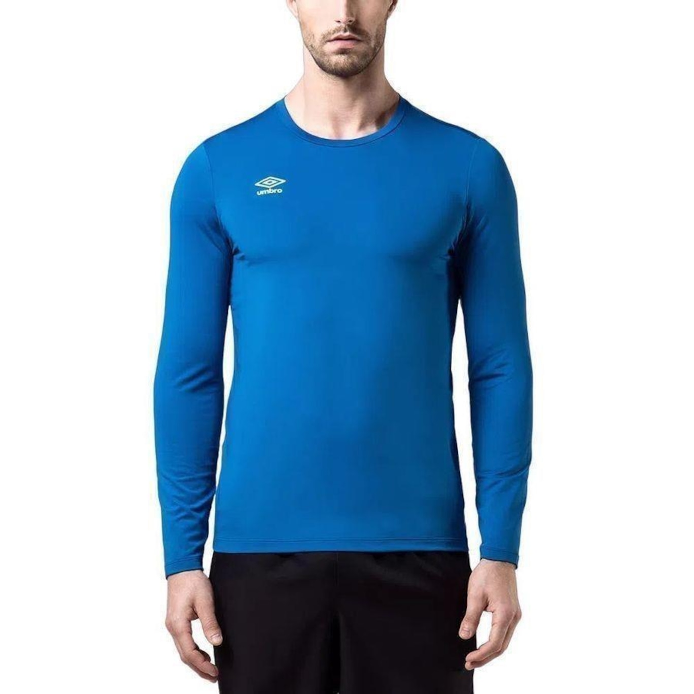 Camiseta Umbro Manga Longa Basic UV - Masculina - Foto 1