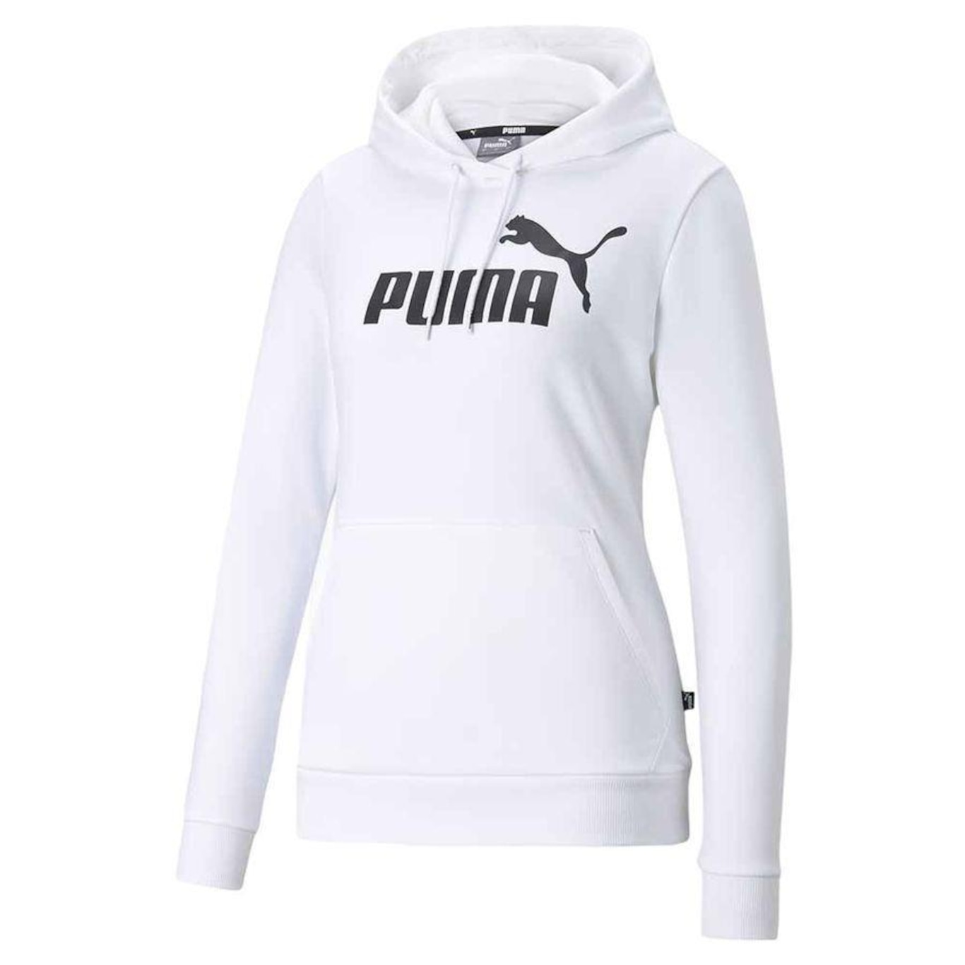 Blusão de Moletom Puma Essentials Logo Terry - Feminino - Foto 1