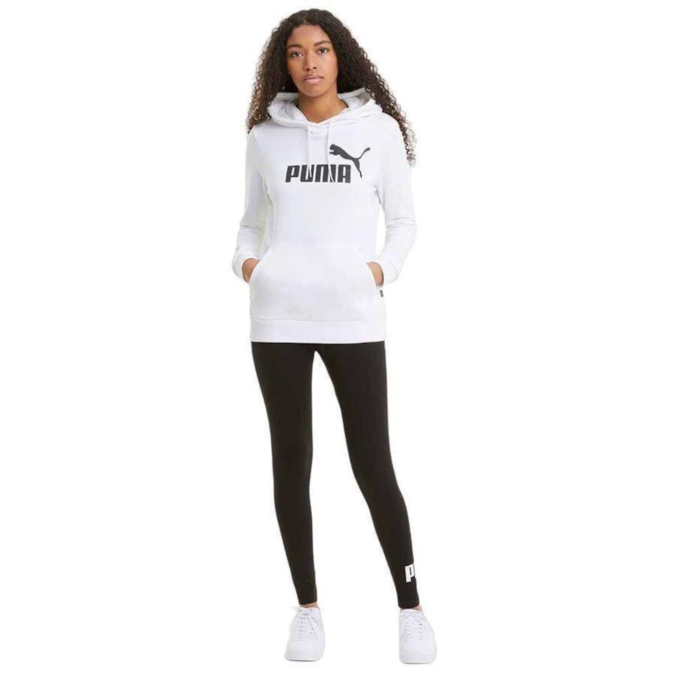 Blusão de Moletom Puma Essentials Logo Terry - Feminino - Foto 5