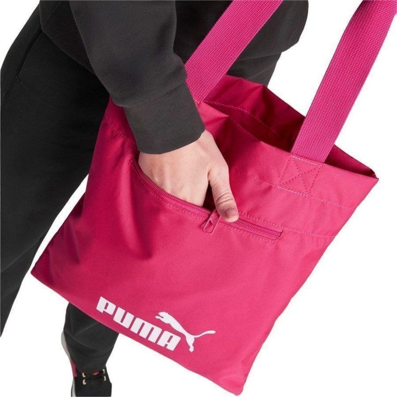 Bolsa Puma Phase Packable Shopper - 12 Litros - Foto 4