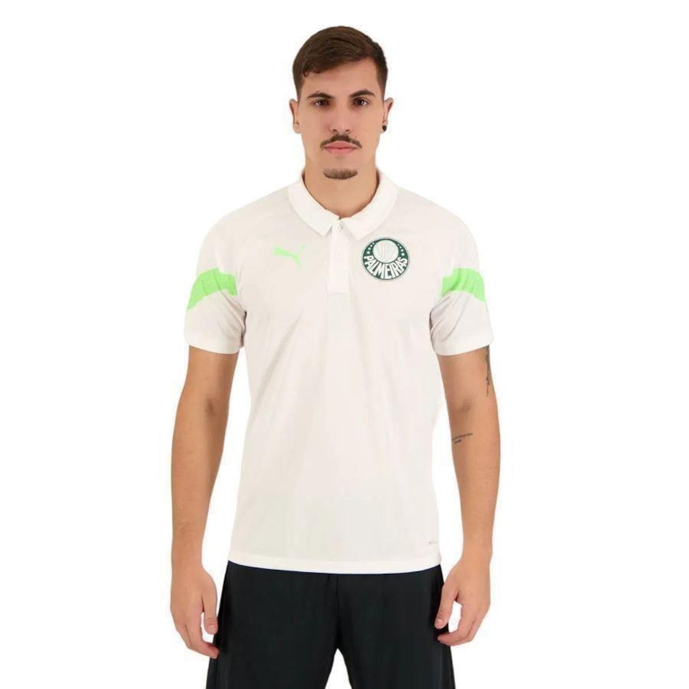 Camisa Polo do Palmeiras Treino 23 24 Puma - Masculina - Foto 3