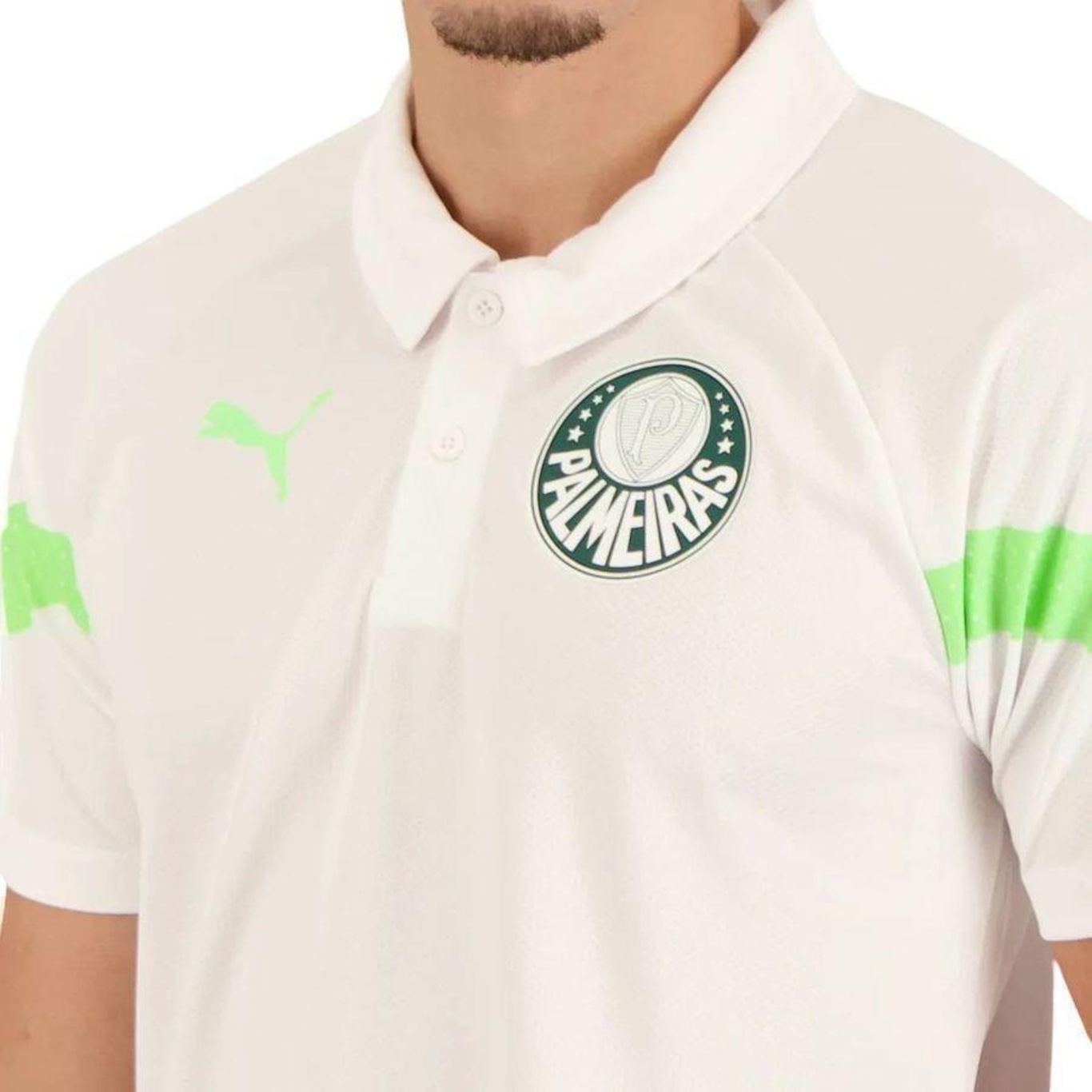 Camisa Polo do Palmeiras Treino 23 24 Puma - Masculina - Foto 5