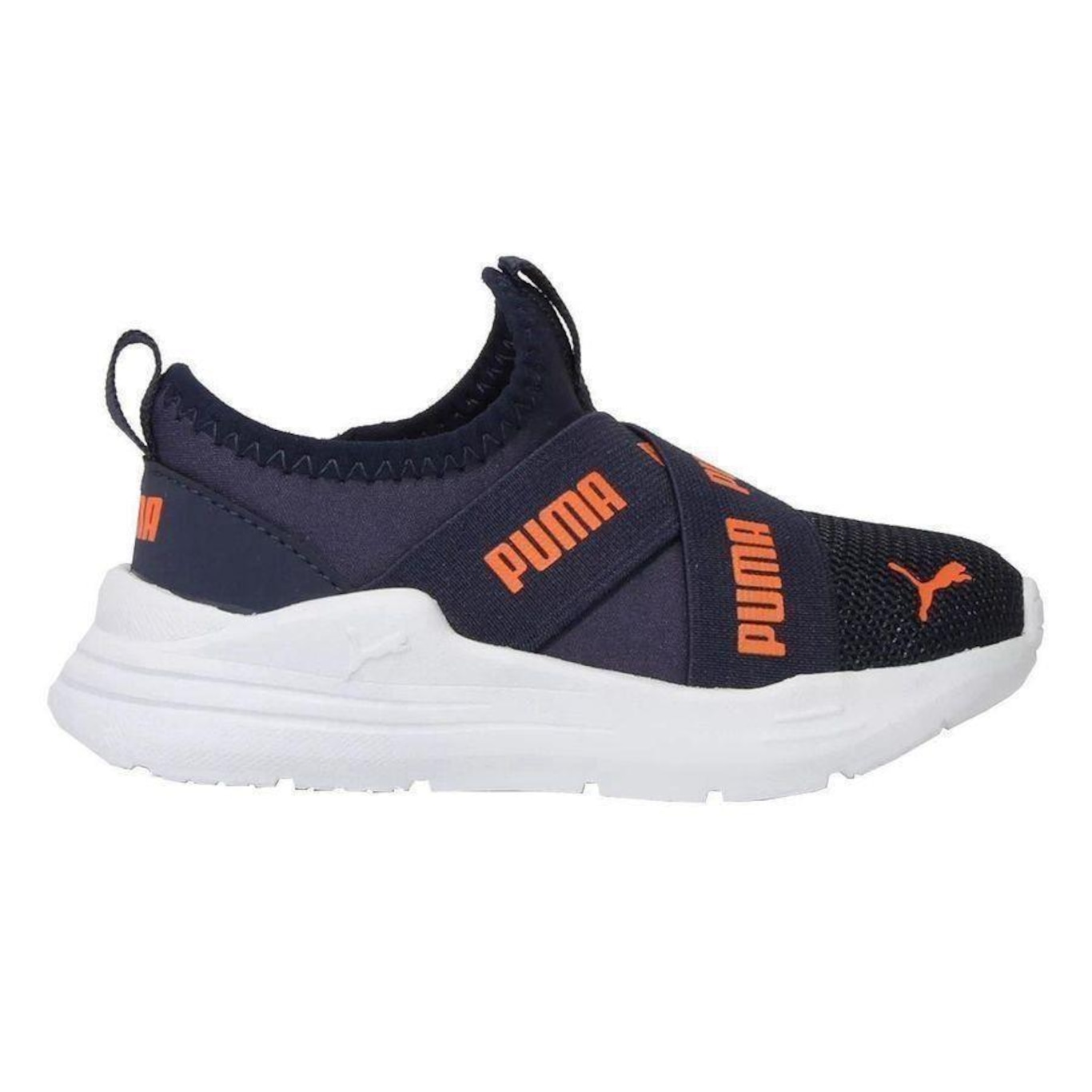 Tênis Puma Pumaired Run Slipon Bdp - Infantil - Foto 1