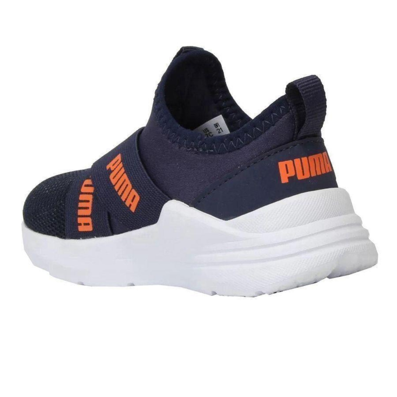 Tênis Puma Pumaired Run Slipon Bdp - Infantil - Foto 3