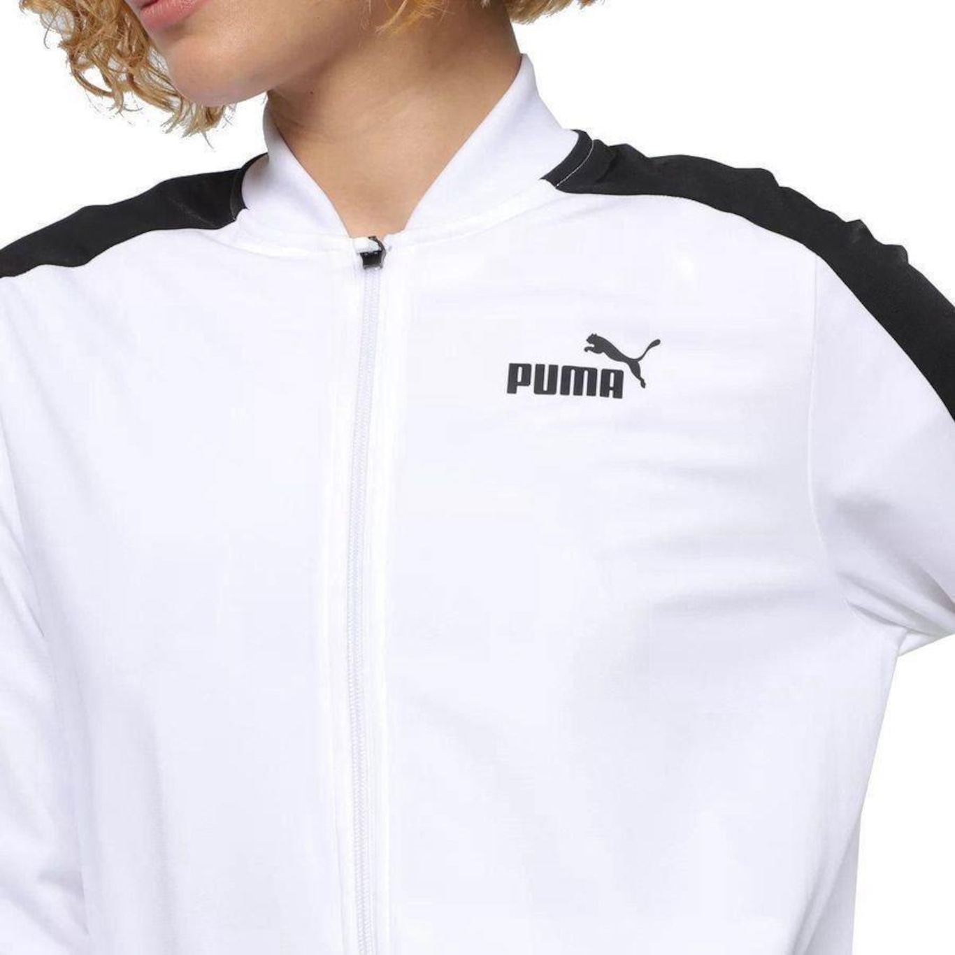 Agasalho sem Capuz Puma Baseball Tricot Cl - Feminino - Foto 5