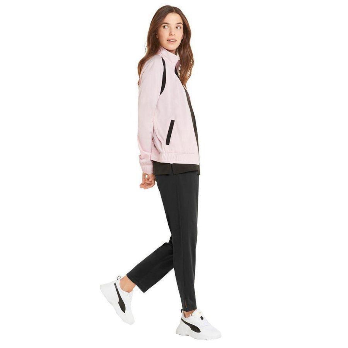 Agasalho sem Capuz Puma W Classic Tricot Suit Op - Feminino - Foto 5