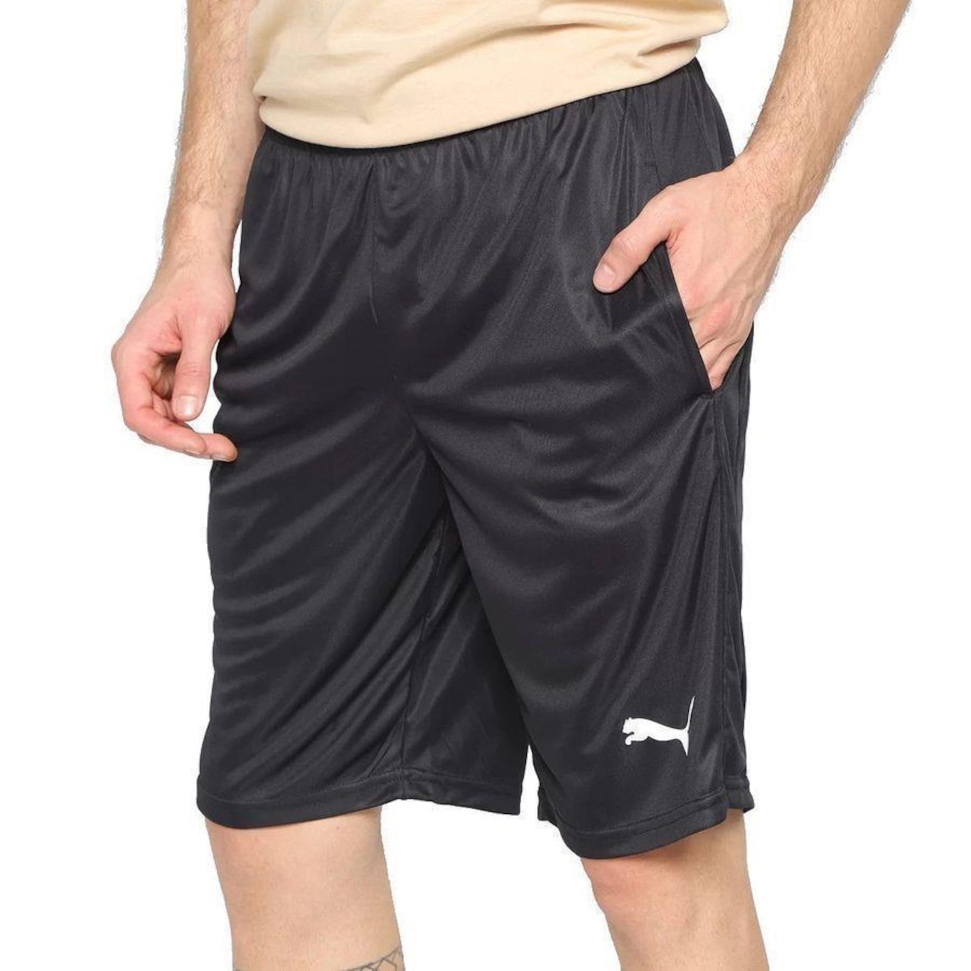 Shorts Puma Active Interlock 8" - Masculino - Foto 1