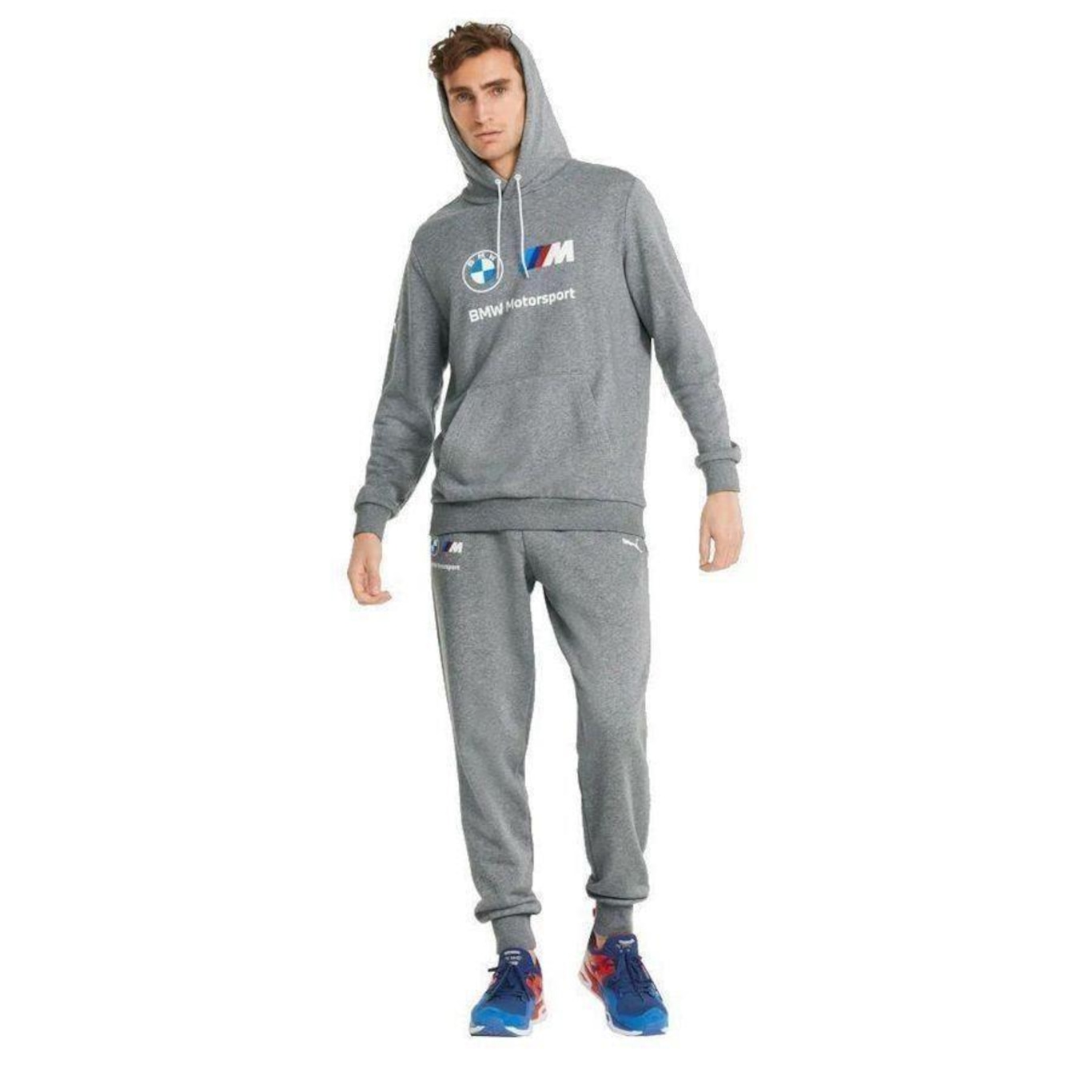 Calça Puma BMW MMS Essentials Sweat - Masculina - Foto 5