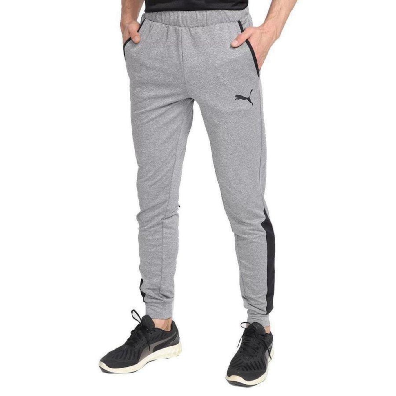 Calça Puma Rtg Knit - Masculina - Foto 1