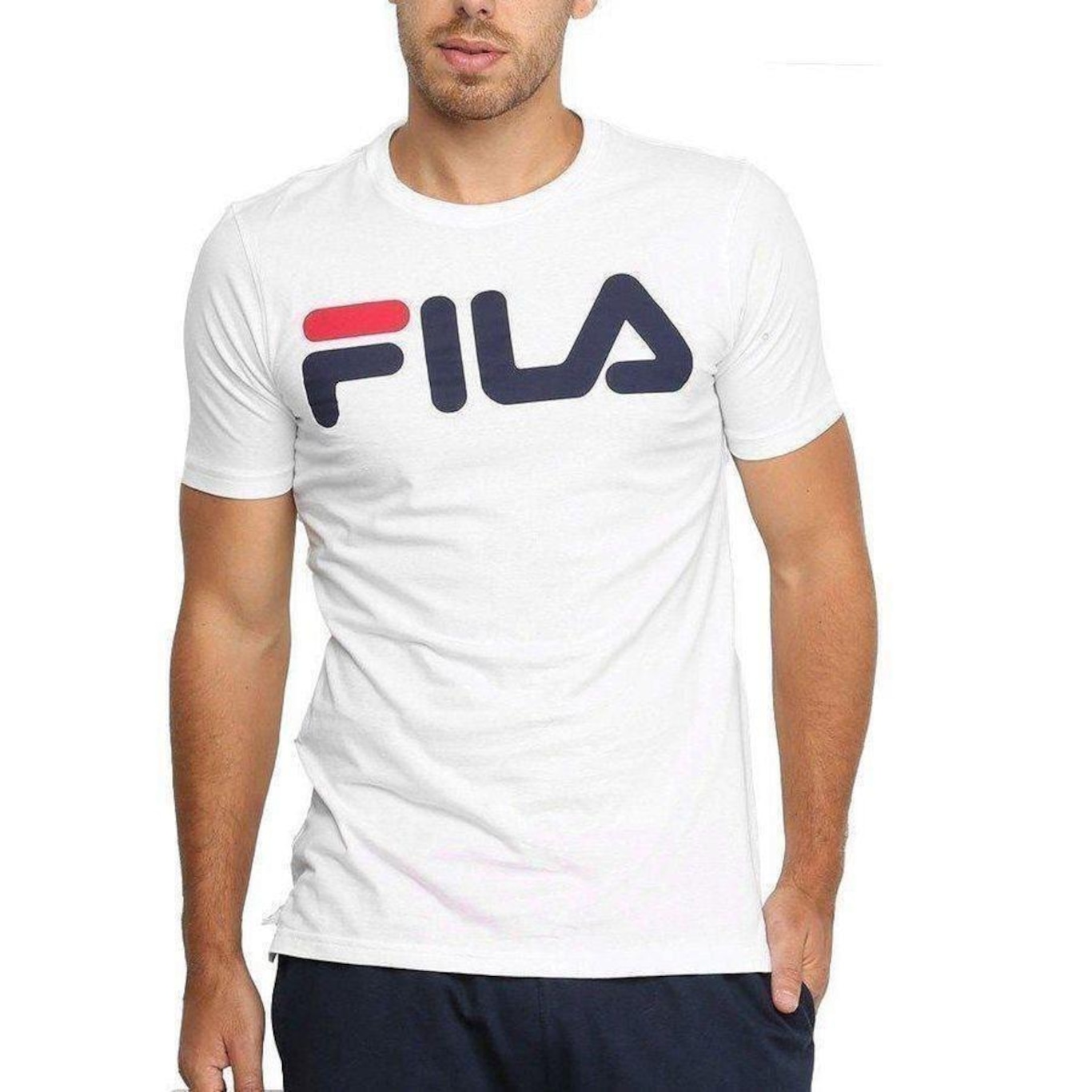 Camiseta Fila Letter II - Masculina - Foto 1