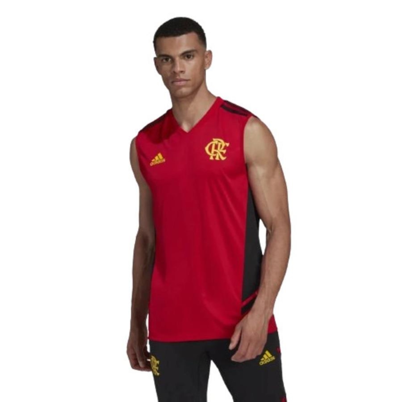 Camiseta Regata do Flamengo adidas 22/23 Torcedor - Masculina - Foto 1