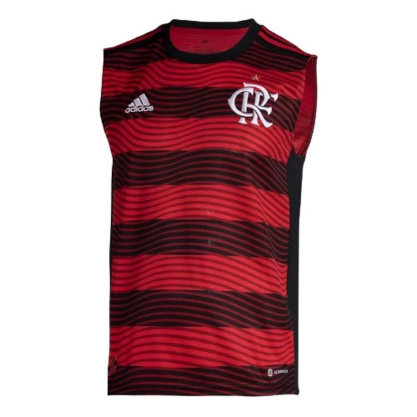 Camiseta Regata do Flamengo adidas 22/23 Torcedor - Masculina - Foto 1