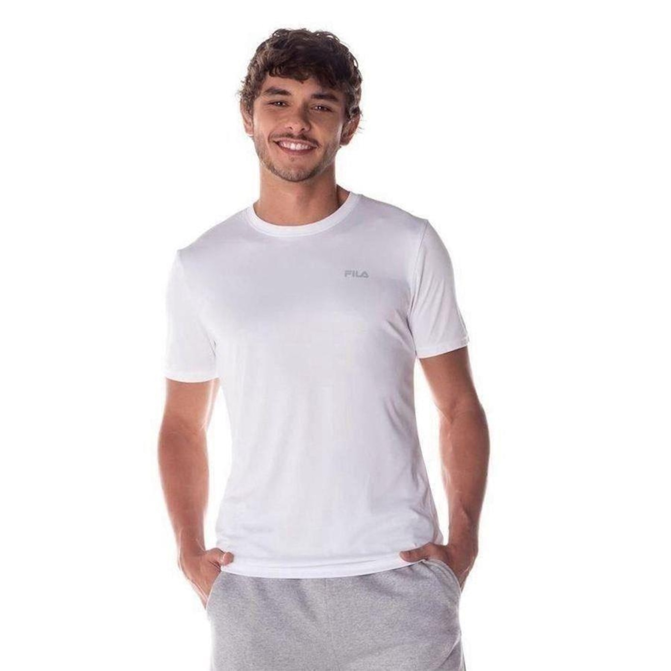 Camiseta Fila Basic Sports - Masculina - Foto 1