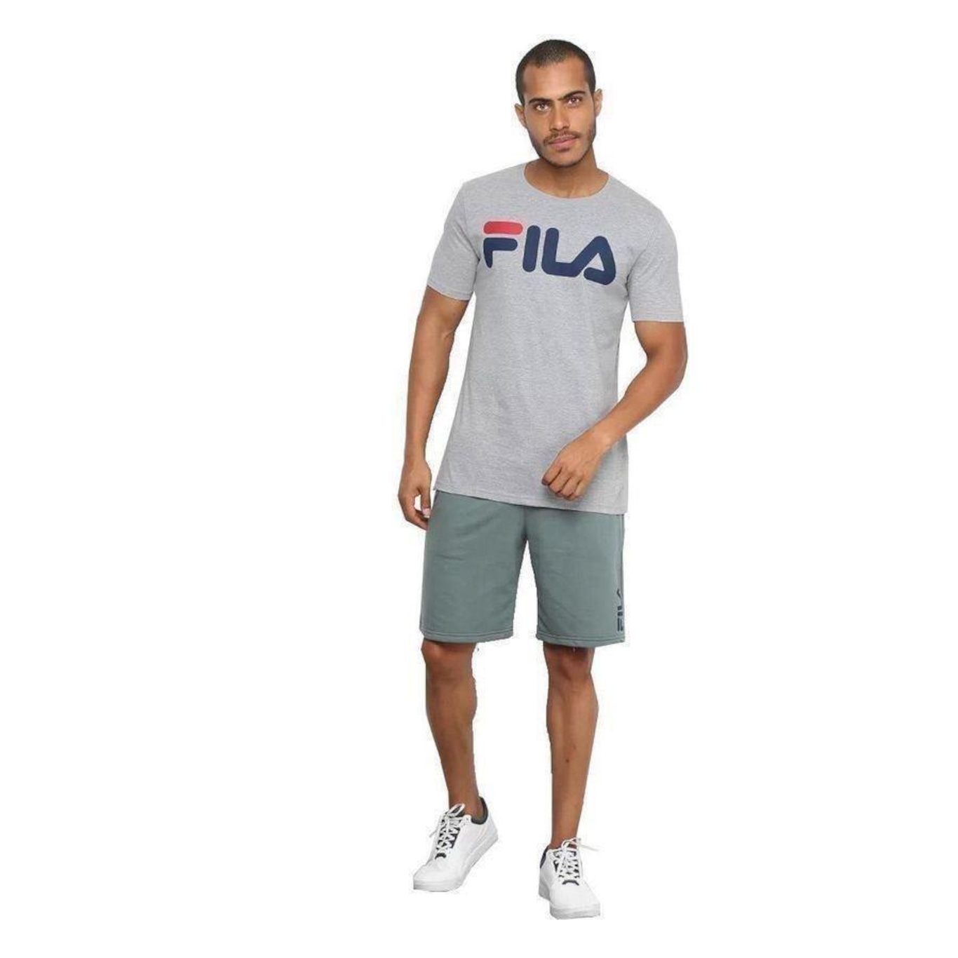 Camiseta Fila Letter - Masculina - Foto 5