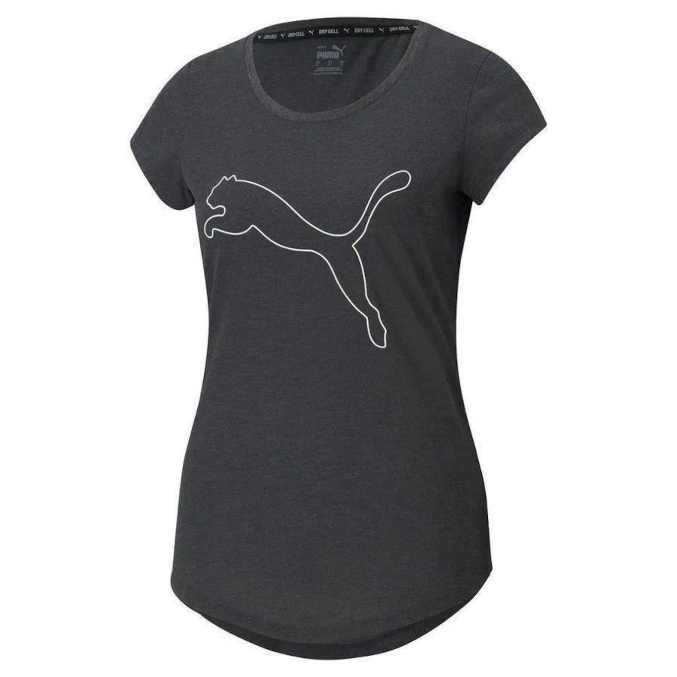 Camiseta Puma Performance Heather Cat - Feminina - Foto 1