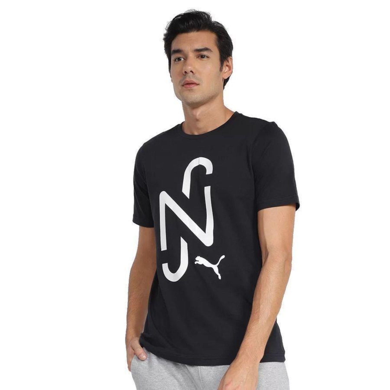 Camiseta Puma Neymar Jr Goal Casuals - Masculina - Foto 3