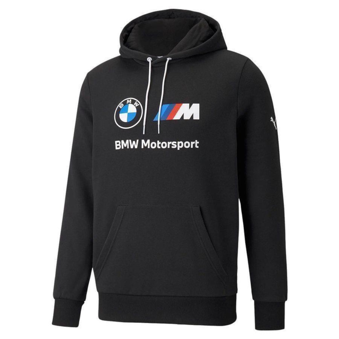 Blusão de Moletom Puma com Capuz M Bmw mms Essentials Fleece 53 - Masculino - Foto 1