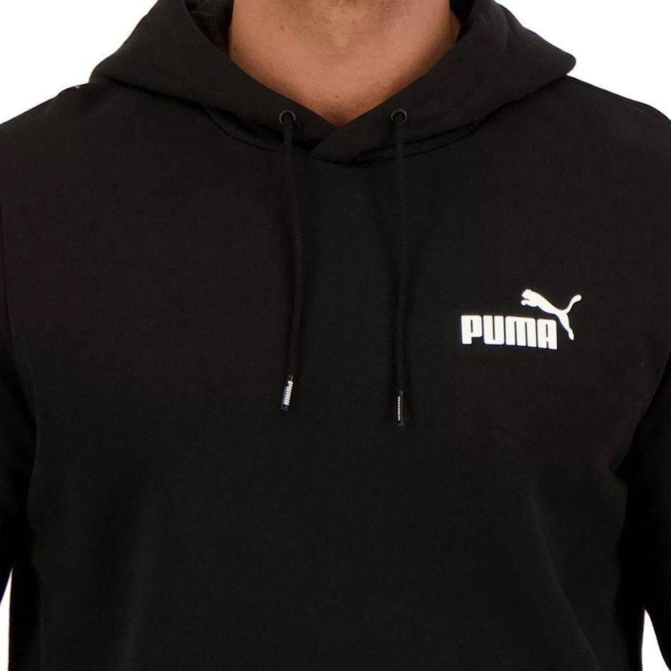 Blusão de Moletom Puma Essentials Small Logo - Masculino - Foto 6