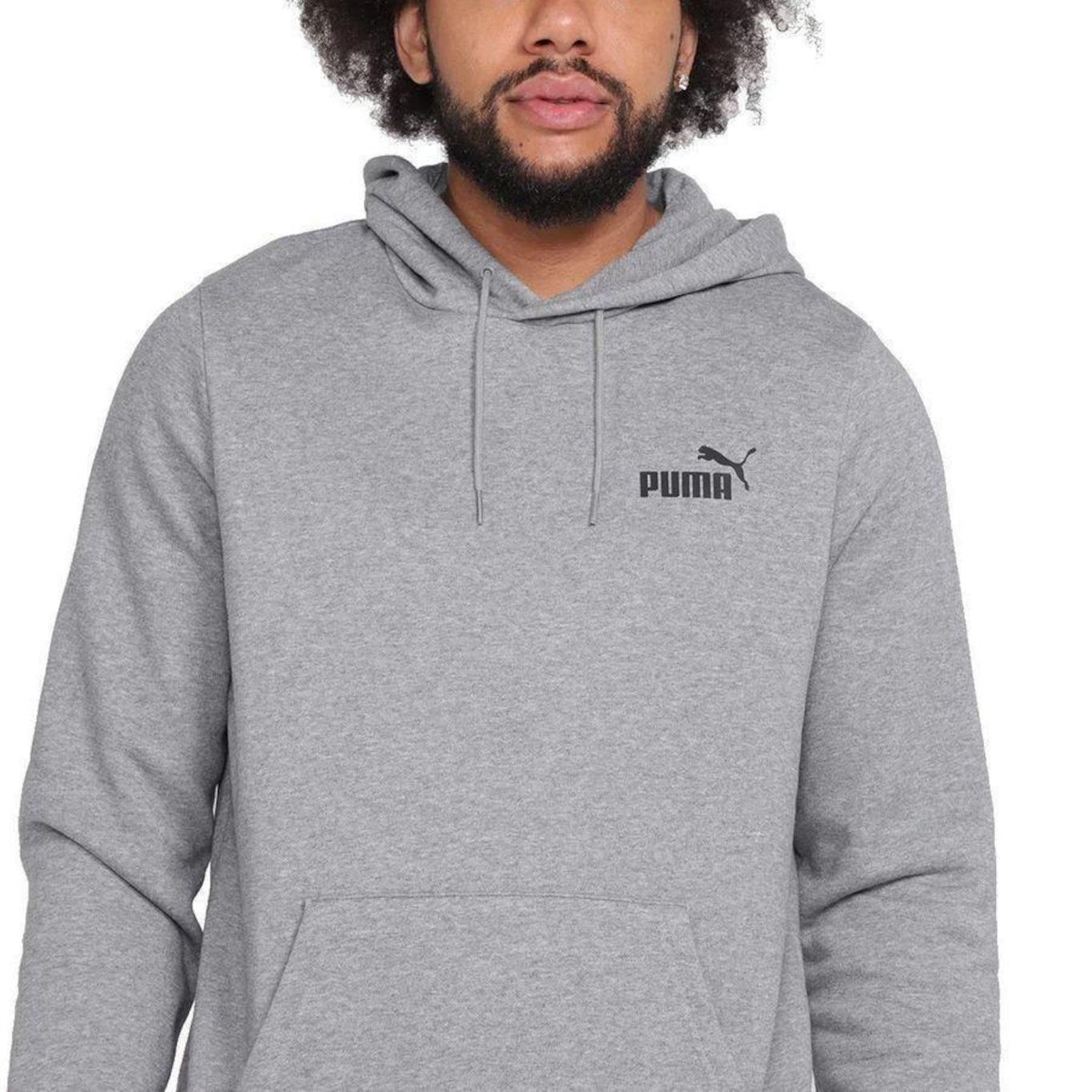 Blusão de Moletom Puma Essentials Small Logo - Masculino - Foto 5